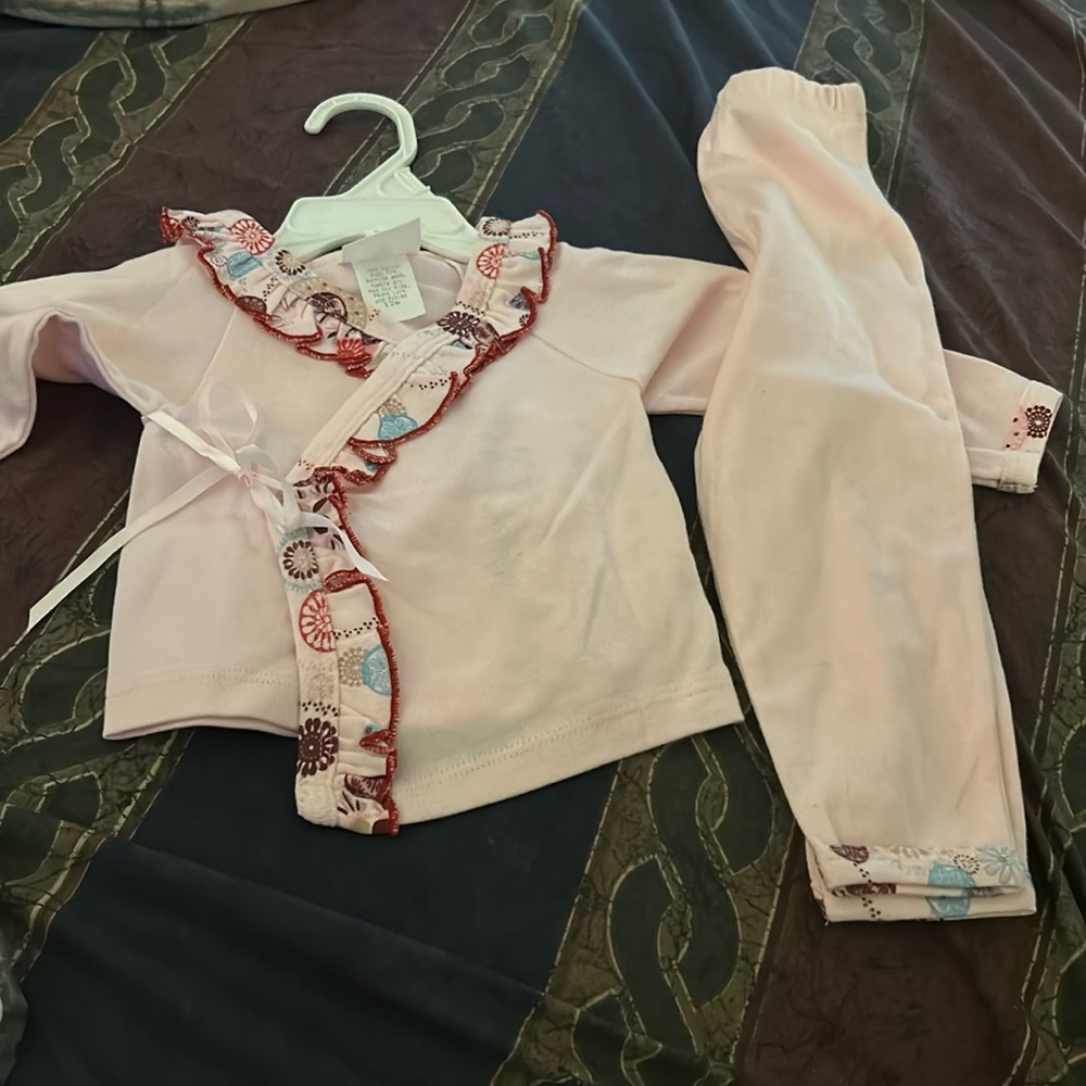 NWT Sz 12 mths pink Pantset